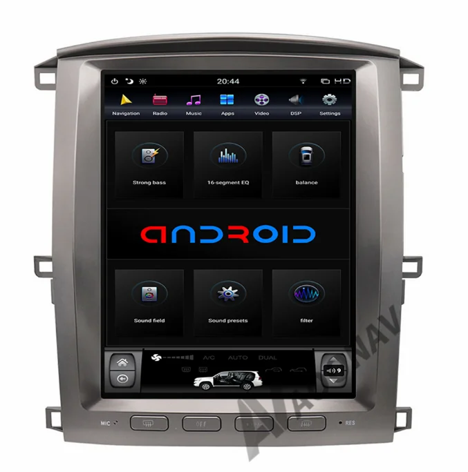 

AOONAV 12.1 inch car GPS Radio GPS navigation for TOYOTA Land Cruiser 2003-2007 multimedia player Android 9.0 Support carplay