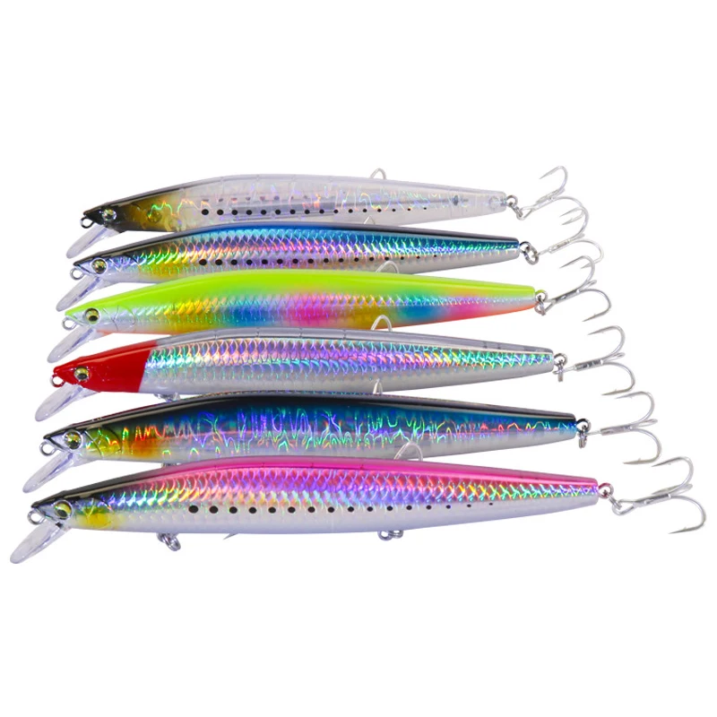 

Big Gram Long-distance Fishing Sinking Minnow Lure Sea Bass Minnnow Plastic Hard Bait Lure