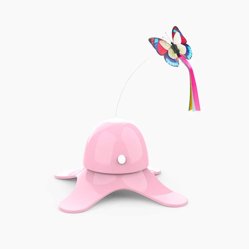 

2020 Hot New Arrival Pet Smart Interactive Butterfly Revolving Electronic Cat Toys