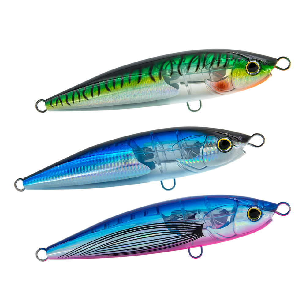 

HONOREAL leerfish ocean fishing lures top water stickbait pencil, 15 colors