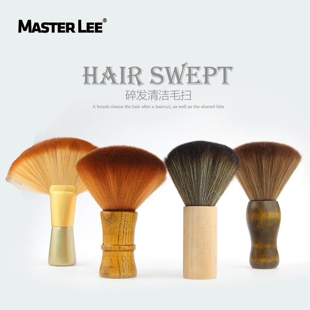 

Masterlee custom logo Softer Fiber Hair Barber Hairdressing Neck Duster Brushes beard brush