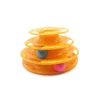 Tower of Tracks Ball and Track Interactive Toy for Cats Crazy Fun Cat Game 3 Layers Tower Track With Balls Bells Cat Towers