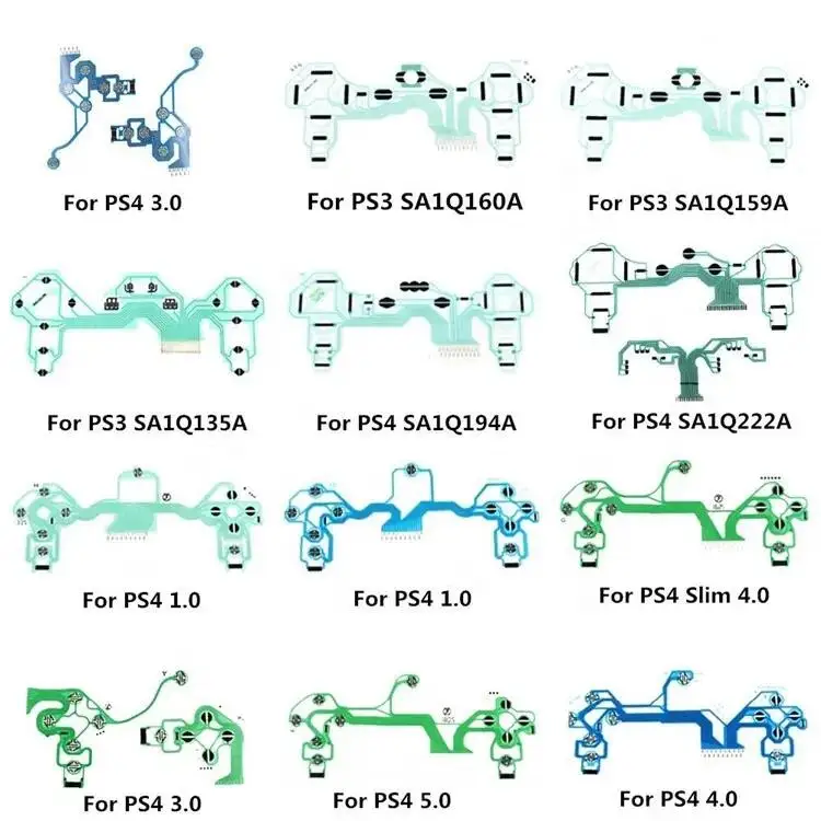 

SYYTECH Conductive Film 2088 SA1Q159A SA1Q160A SA1Q135A SA1Q222A SA1Q194A for PS3 Playstation 3 Controller Game Accessories