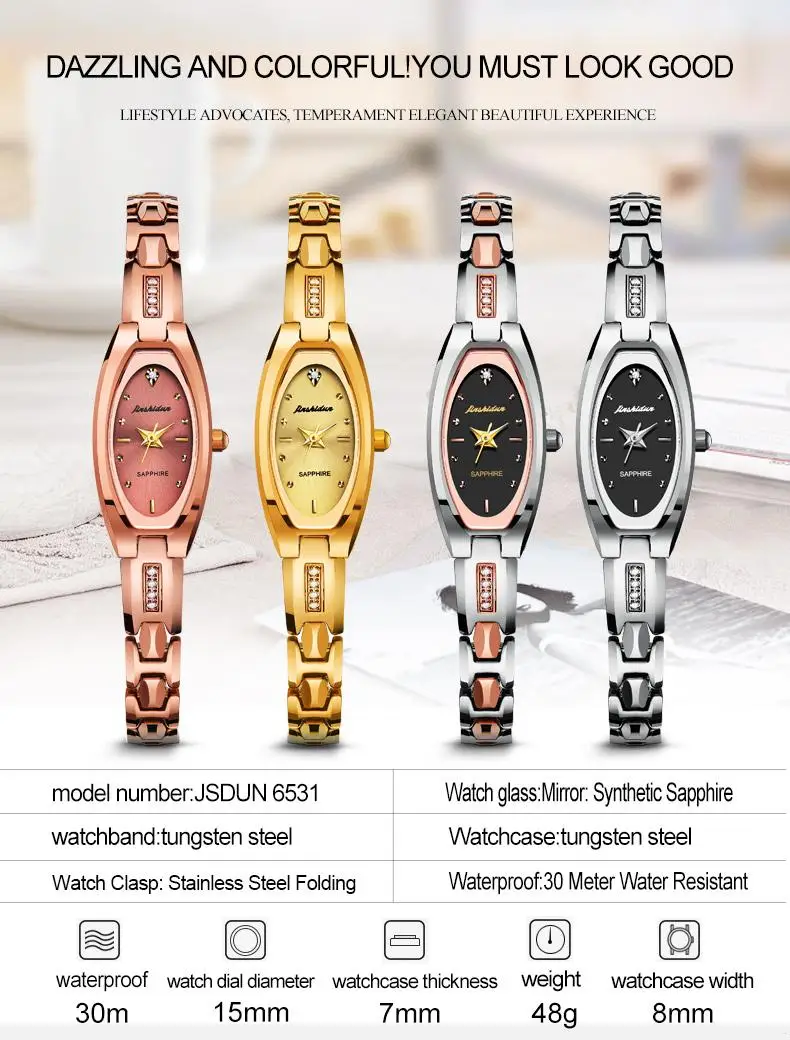 Women Watch Fashion Business Women WaterProof Automatic Mechanical WristWatch Low MOQ Luxury Steel Band Hand Clock