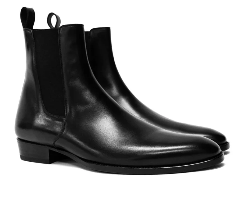 

Men's Shoes New for 2020 High Quality Men Ankle Boot Male Vinage Classic Dress Chelsea Winter Zipper Boot Size Shoes 38-48