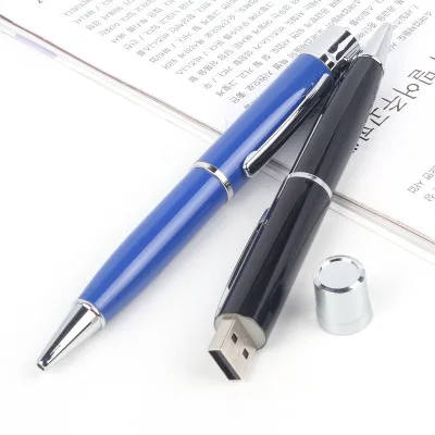 

Metal Pendrive Ballpoint 8GB 16GB 32GB 64GB 128GB Usb 2.0 Flash Drive Memory Stick U Disk Pen Drive Business Touch-screen pen, Silver, blue, red,black etc