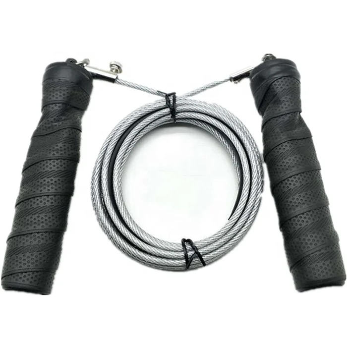 

Adult student double ring racing rope skipping bearing fitness adjustable rope skipping jump rope, Black custom color