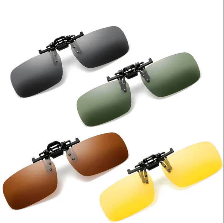 

Night Sunglasses Clip on Yellow Night Vision Glasses , polarized Aviate Drive lens