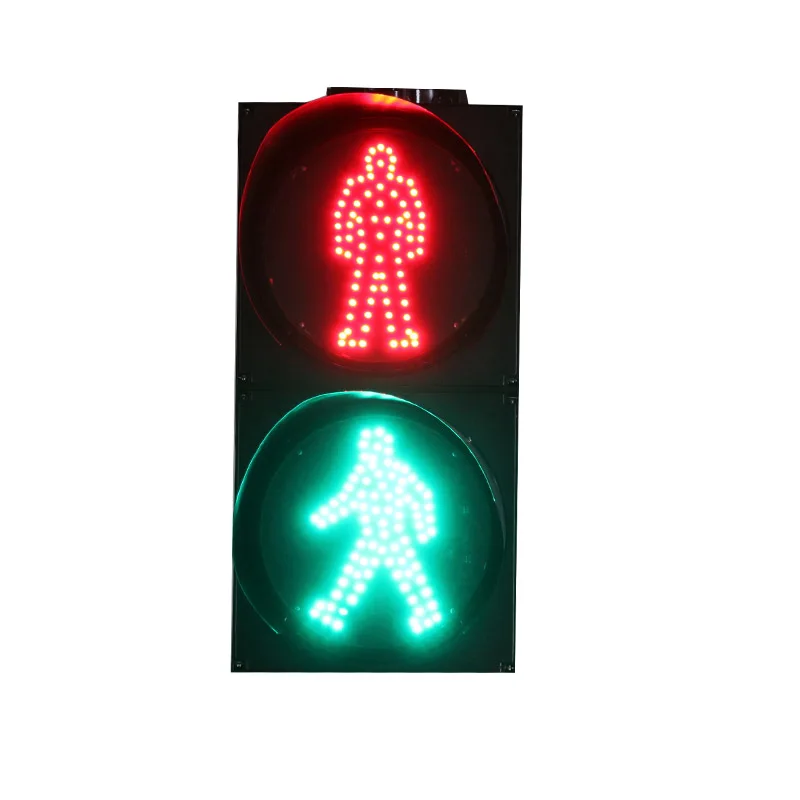 300mm Red Green led pedestrian crossing traffic signal light