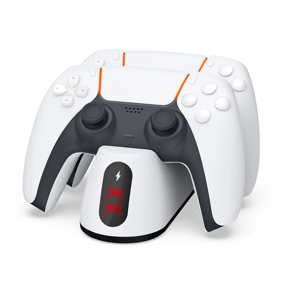 

2022 New Dual Charging Dock Station Led Fast Charger with Type C Cable for PS5 Wireless Controller