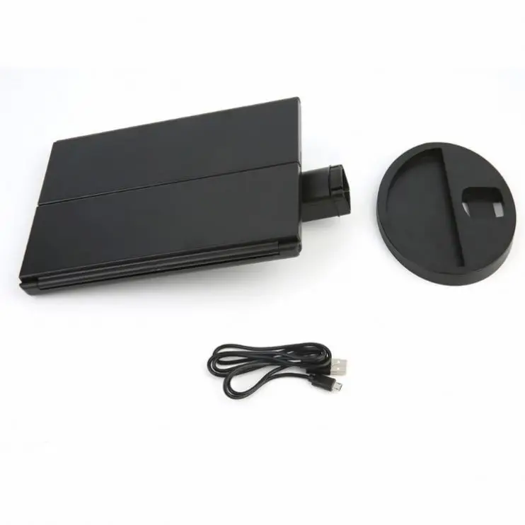 

New Product Makeup Organizer With Led Mirror And Fan Time Display