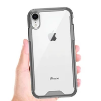 

for iPhone 8 Plus XS 2019 Shockproof TPU PC Acrylic Clear Hard Back Cover Case, for iPhone X XR 11 Acrylic Transparent Case