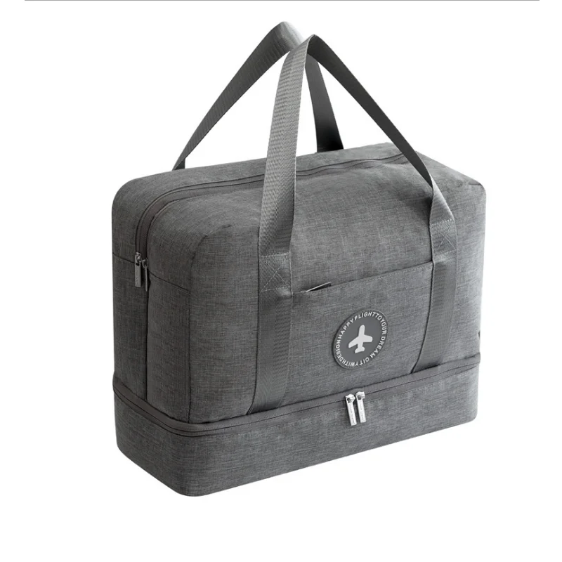 

Foldable Travel Duffel Bag Tote Carry on Luggage Sport Shoe Bag for women, Black or printed color