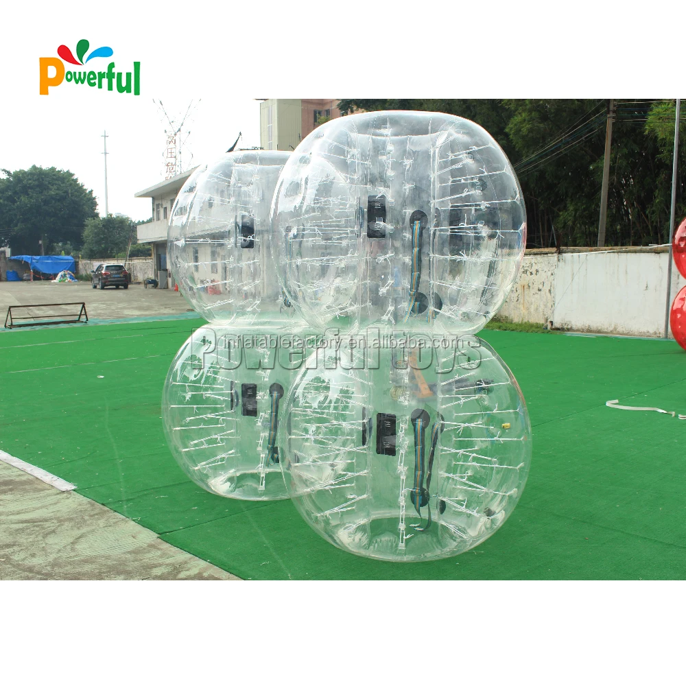 Clear inflatable TPU bumper balls adult bubble ball for rental