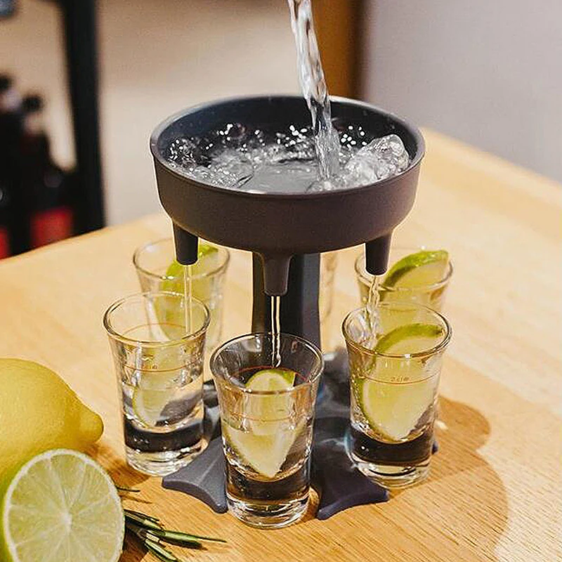 

Amazon Hot Sales 6 Shot Glass Dispenser and Holder