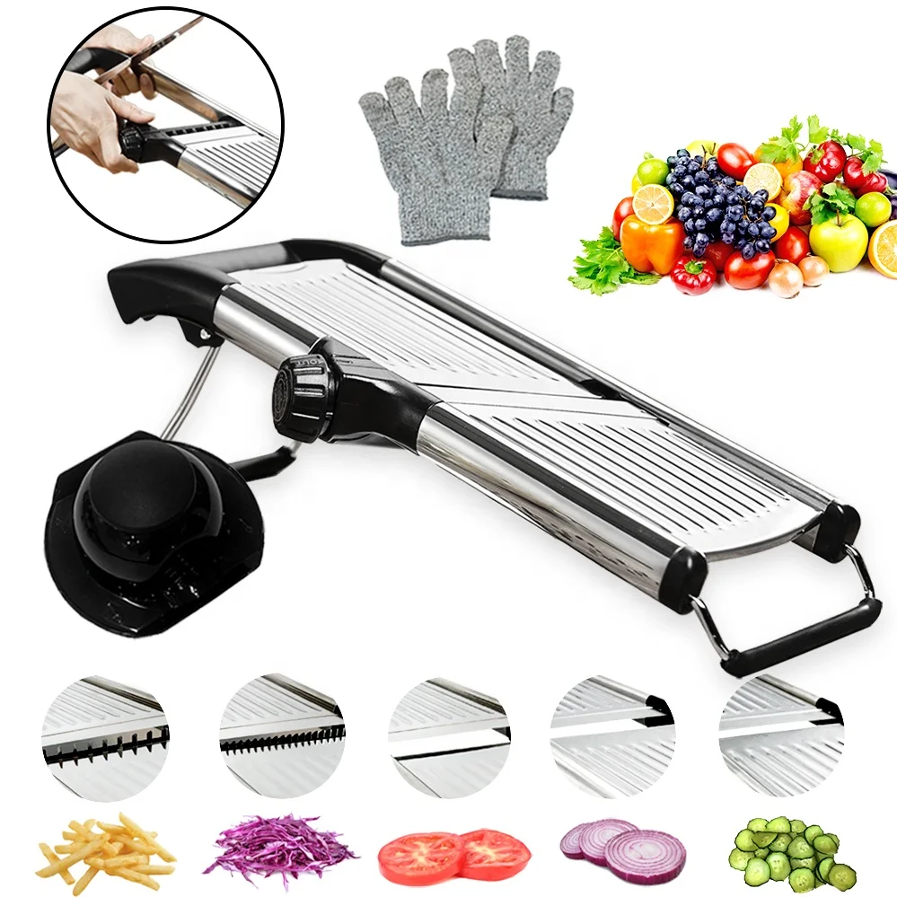 

Manual Vegetable Slicer Amazon Adjustable Mandoline Slicer Cutter Stainless Steel Food Slicer Chopper