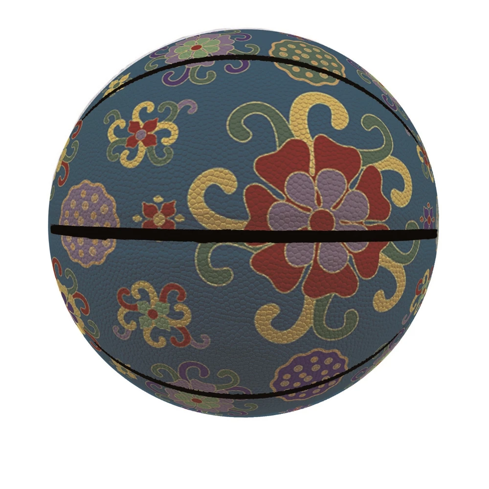 

basquete outdoor rubber basketball, Printed