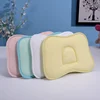 Baby pillow with head flat prevent and 3d sleeping tube pillow