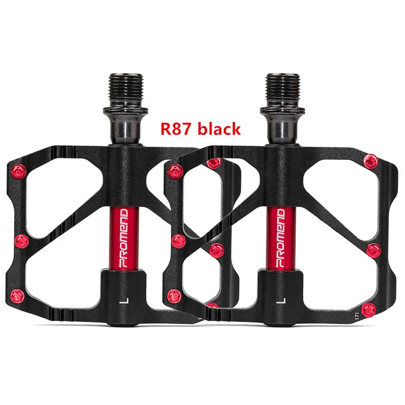 

Cycling Mountain Flat-Platform Pedals, Black, red, white
