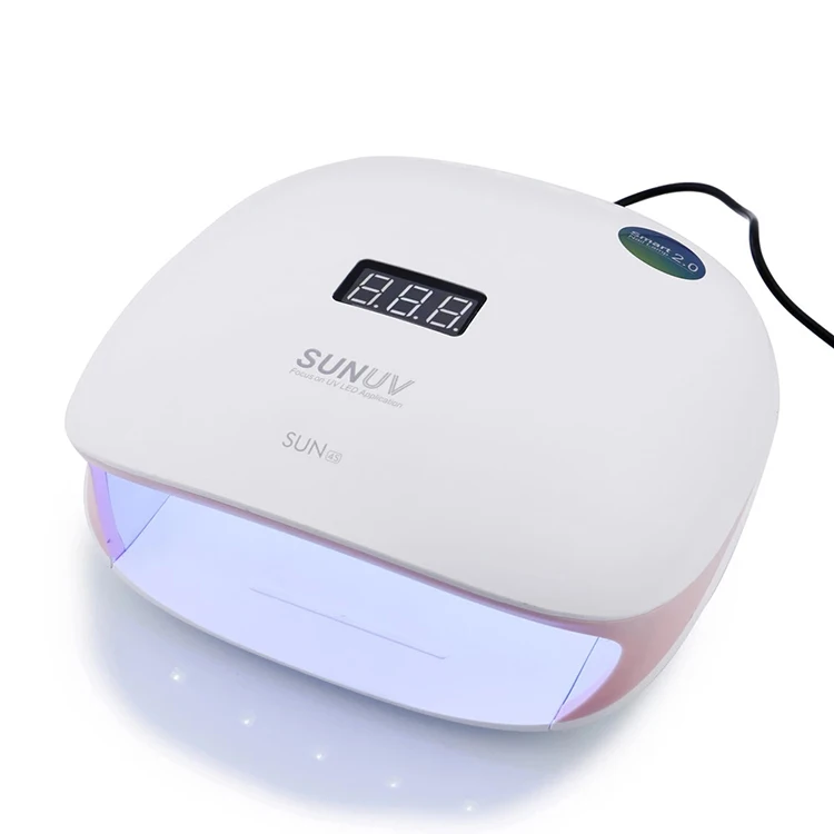 

48W SUN4S UV Polish Lamp Nail Dryer 36 LED Light Manicure Timer Nail Salon, White