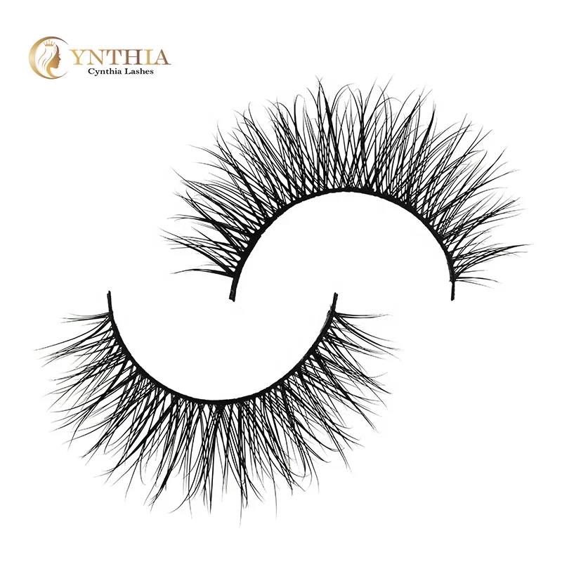 

Cynthialashes Eyelashes Invisible strip eyelash 3D Mink baldness wholesale Lashes Private Label