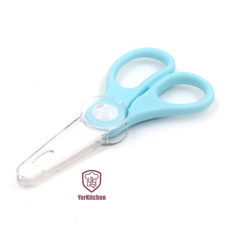 

Baby Ceramic Scissors Anti-Slip Scissor with Plastic Portable Storage Box