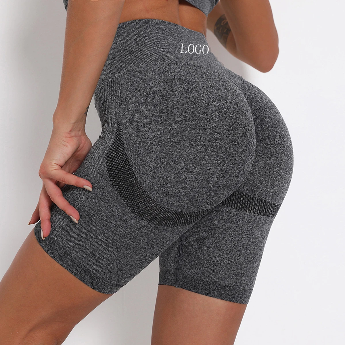 

High Waist Seamless Lift Butt Yoga Booty Sports Shorts for Women Tight Buttock Quick Dry Training Running Fitness Pants