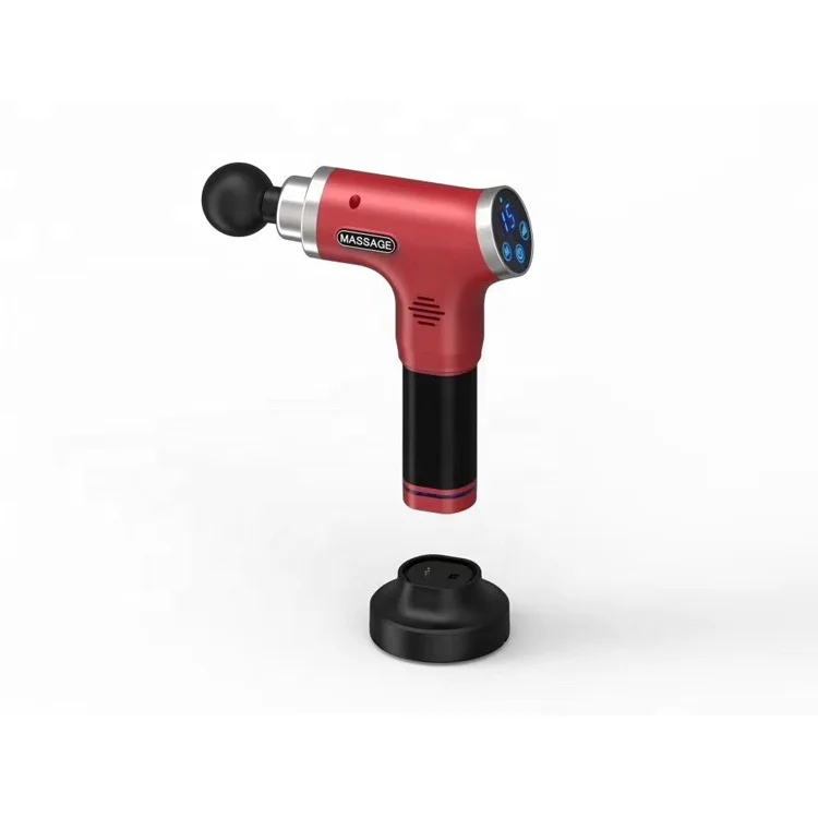 

2019 new design percussion massager charge seat best massage gun, Natural color