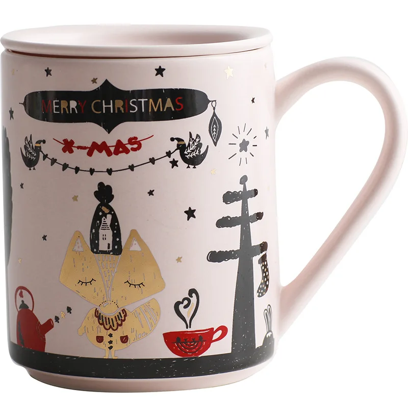 

Zogifts Bulk Creative cartoon design christmas gift ceramic mug, As the picture