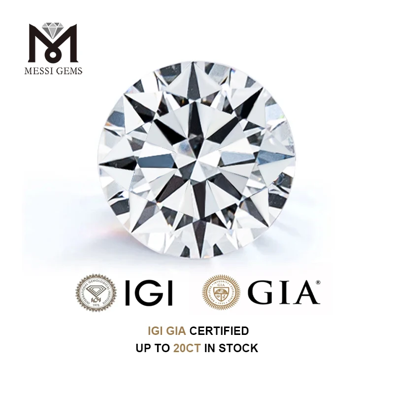 

5%Discount D VVS Color 1CT 1.5CT 2CT 3CT 4CT 5CT 6CT Loose CVD Synthetic Wholesale IGI GIA Certified Lab Grown Diamond