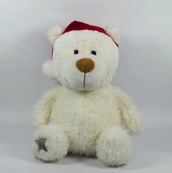 white christmas teddy bear