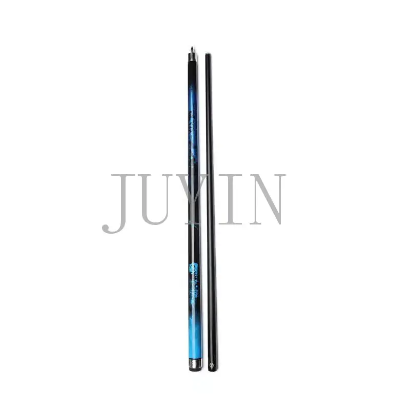 

JUYIN spot nine cue stick 8 pool cue middle head big head cue piano paint carbon surface rod, Black color