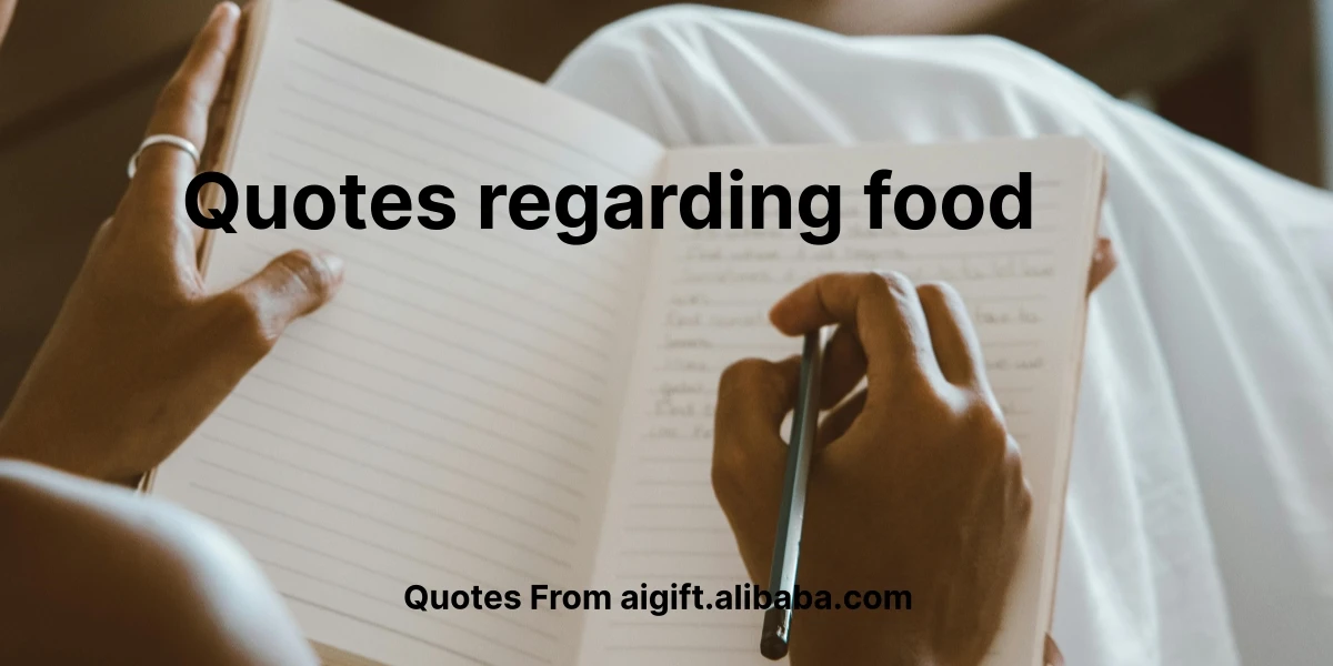 quotes regarding food