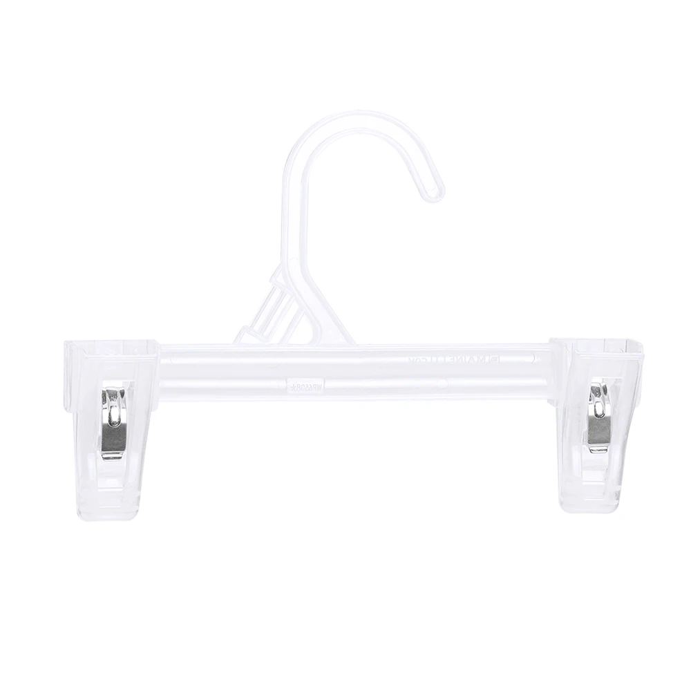 

Wholesale Plastic Swimming Pant Hook Hanger With Clip, Clear, white, black