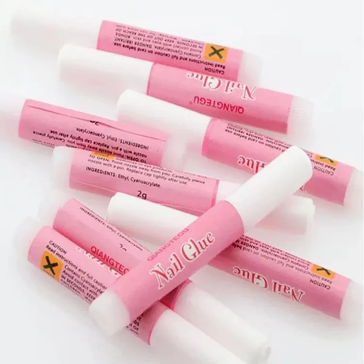 
Wholesale Mini Professional Private Label False Art Decoration Tips 2G Nail Glue 