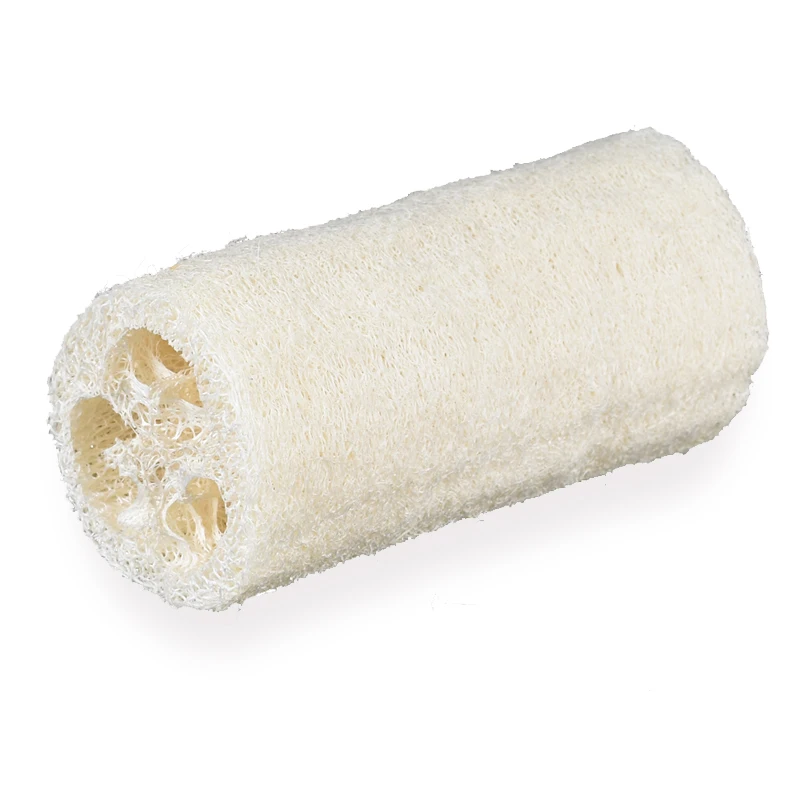 

100% Natural Loofah Sponges Large Exfoliating Shower Loofah FOR SHOWER BATH Spa Scrubber Brush Treesmile factory, White