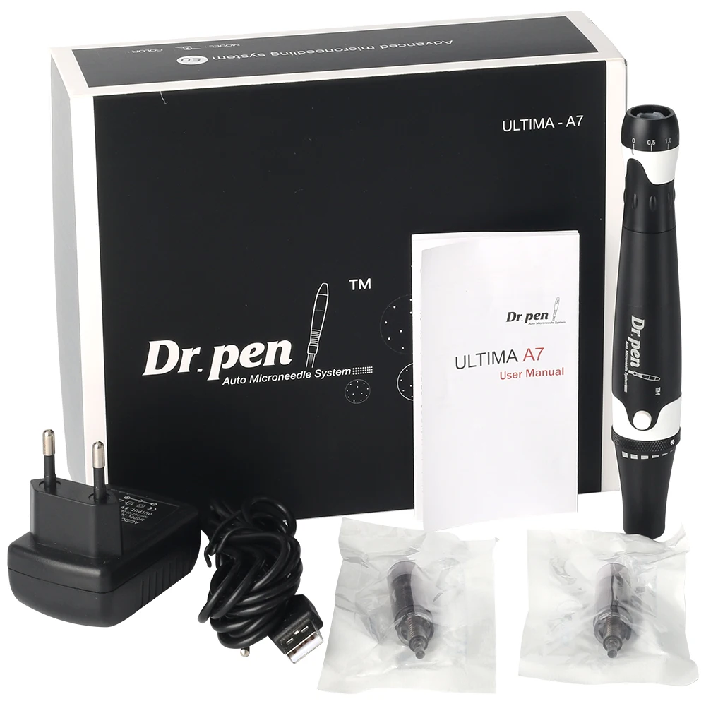 

Dr.Pen A7 Derma Pen Auto Microneedle Cartridge Needle Microneedling System Machine Wired dr dermo Mezoroller BBglow Roller Tool