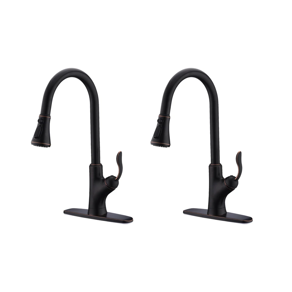 

Gold kitchen faucet With pull down/out sprayer Commercial kitchen faucet