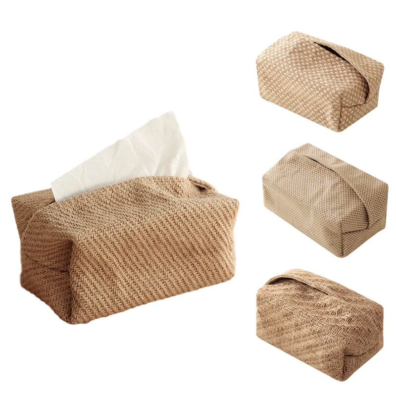 

Luxury Cloth Napkin Holder for Living Room Table Tissue Boxes Container Home Car Papers Dispenser Holder, Chosen