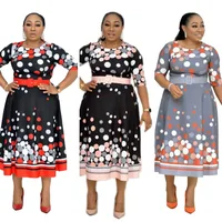 

91031-MX16 sehe fashion new styles printed african women plus size dress