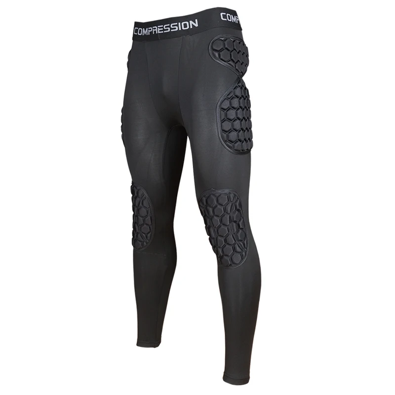 

Adult Soccer Goalkeeper Jersey Set Sponge Protector Can Customized Goalkeeper Uniform Suit Shorts Pants, Black