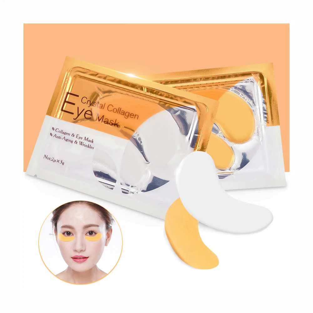 

2021 New Style Hyaluronic Acid Sheet Under Crystal Gel Eye Gold Collagen Eye Mask