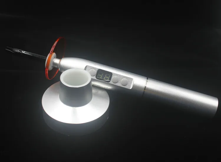 Luz de curado LED de metal dental inalámbrica de alta potencia de 7W con solidificación 3s