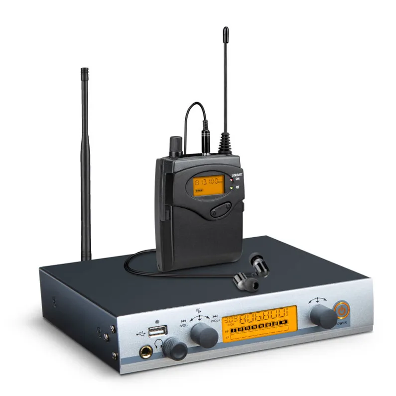 

Professional IEM Wireless In Ear Monitor System, Black