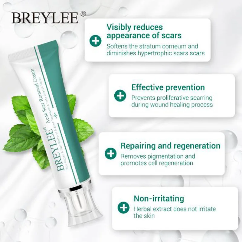 

Breylee Herbal Skin Repair Cream Ance Scar Removal Cream, Transparent