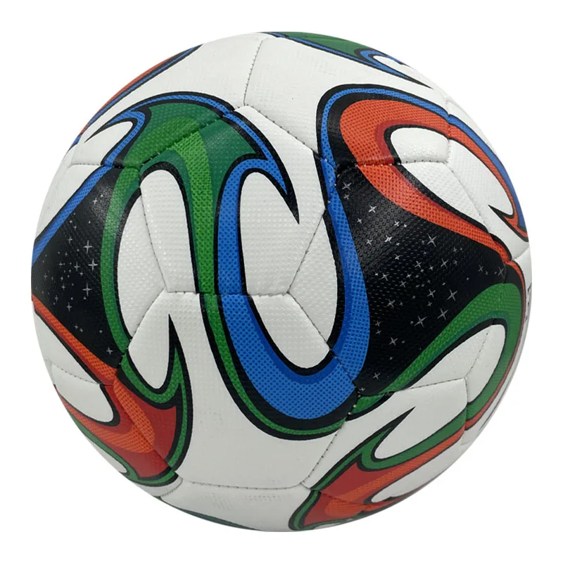 Wholesale Cheap Professional Soccer Balls Ready to Ship Thermal Bonded Leather Print Size 5 Different Types Sports