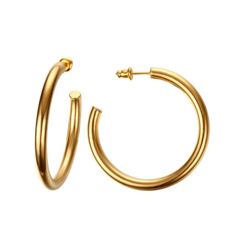

Ice Out Micro Pave Gold Initial Stud Custom Earring Person Ballet Stainless Steel Jewelry Earrings With Cz