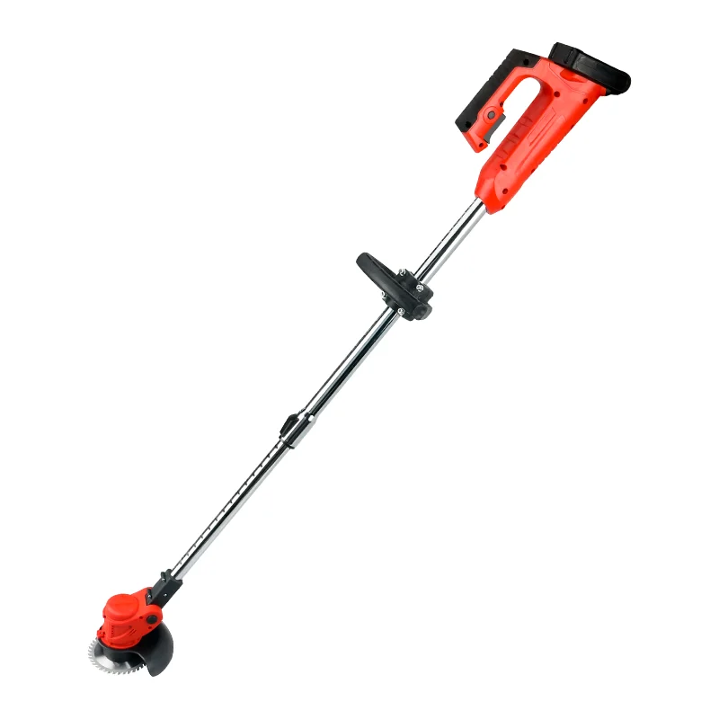 
21V Electric telescopic Cordless Grass Line Trimmer, Lithium brush cutter Telescopic Handle Electric Lawn Mowers  (1600083037662)