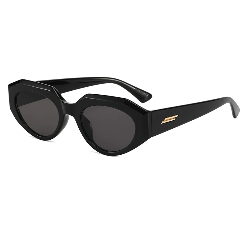 

Superb 31532 Retro Oval Sun glasses Custom Plastic Small Fashion Sunglasses