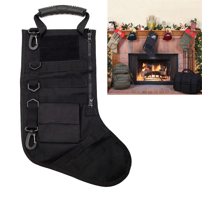 

Tactical Molle Pouch Christmas Stocking Bag Gift Pouch, 2 colors military duffle bag